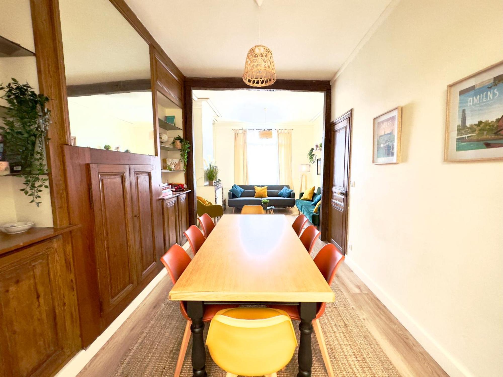 4 Chambres - Grande Maison - Parking - Jardin Amiens Kültér fotó