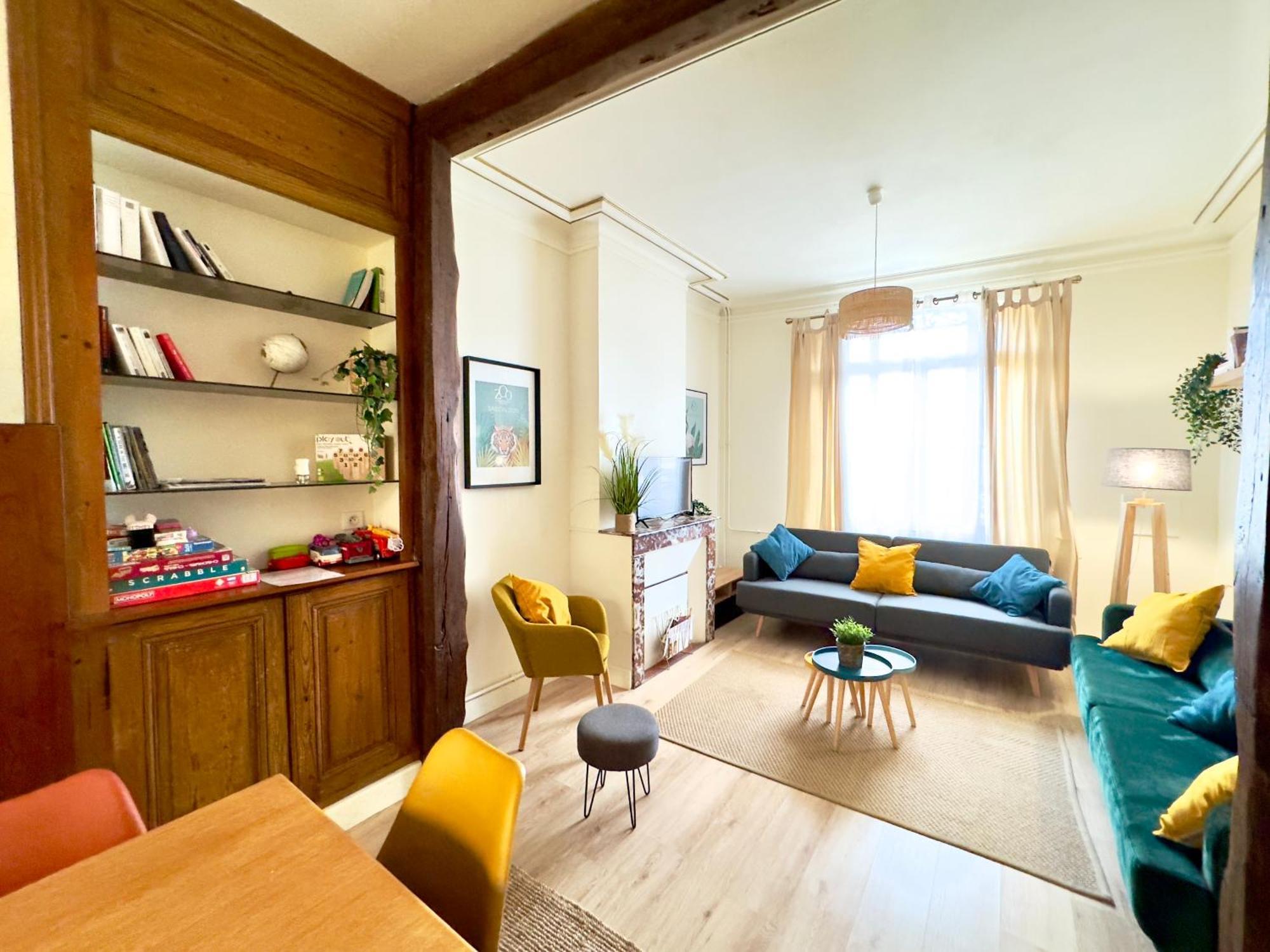 4 Chambres - Grande Maison - Parking - Jardin Amiens Kültér fotó